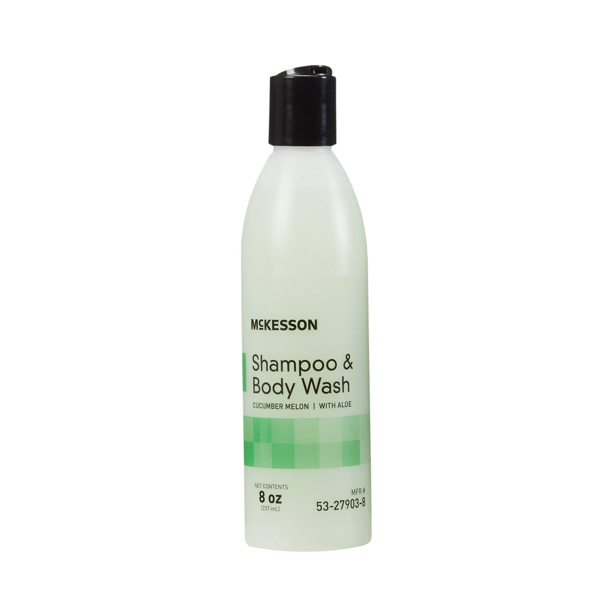 McKesson front bottle showing cucumber melon scent and benefits