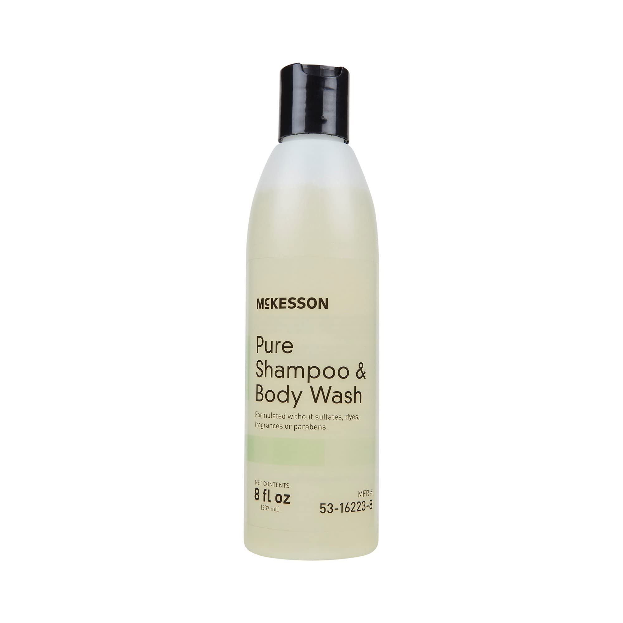 McKesson front bottle view showing clean packaging and easy identification benefit