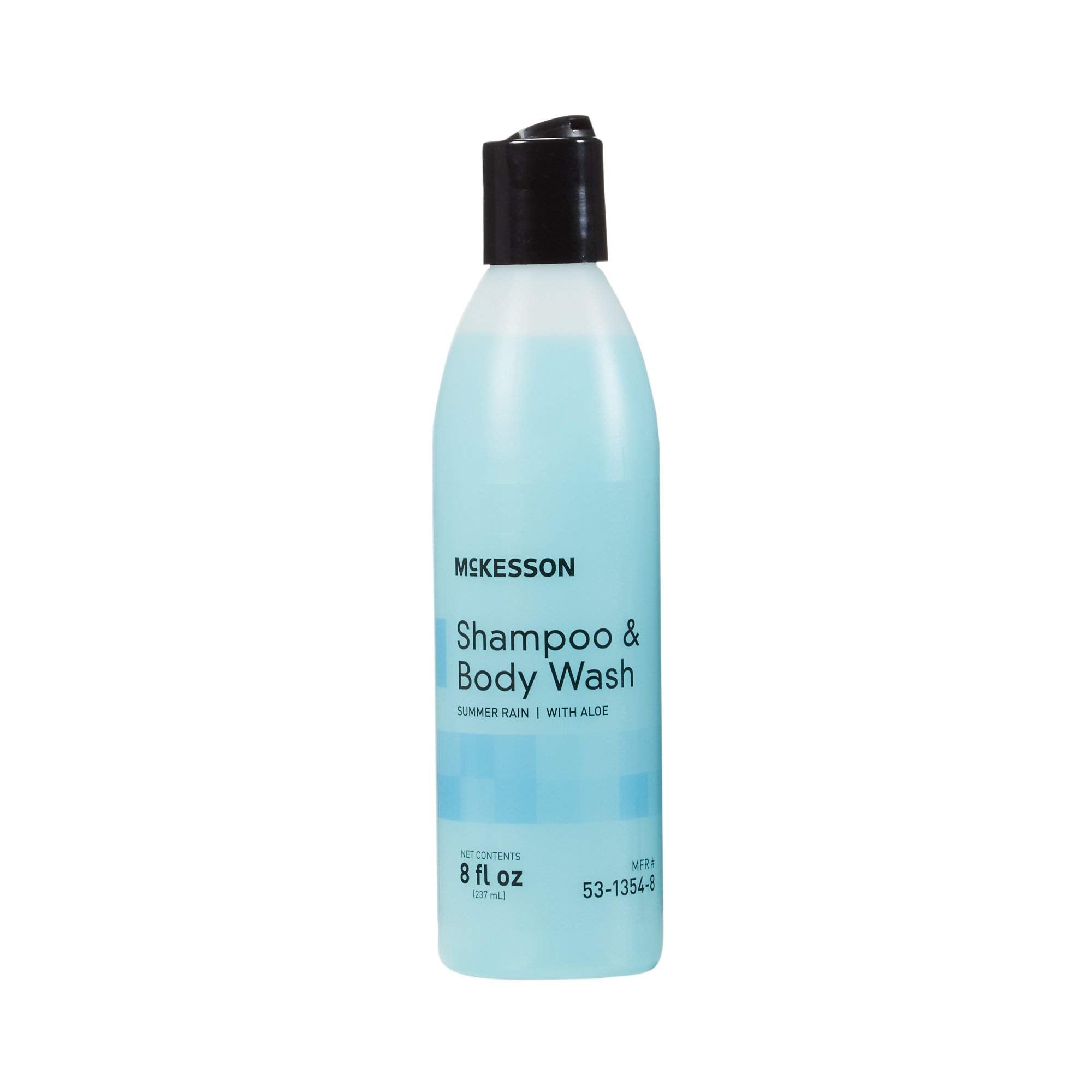 McKesson ingredients list close-up highlighting soothing aloe benefit
