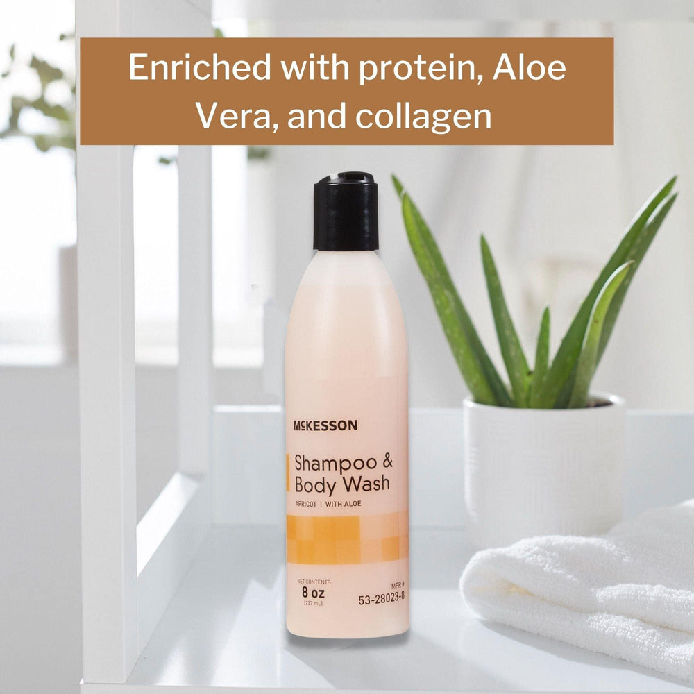 McKesson dispensed foam illustrating easy lather and comfortable cleansing