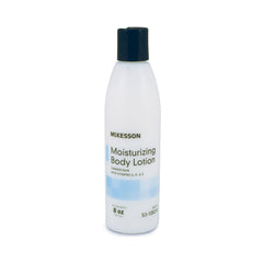 McKesson 8 oz bottle in hand illustrating convenient travel size