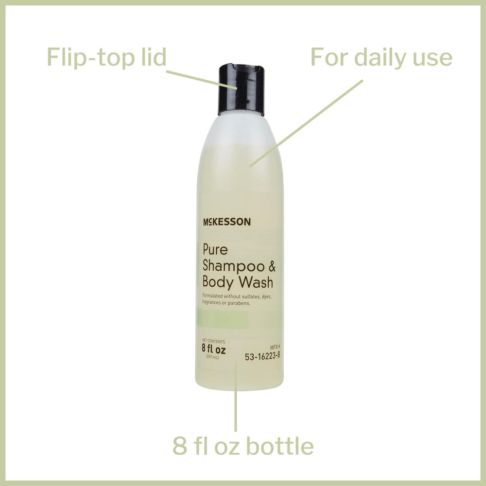 McKesson texture lather close-up showing gentle foam and effective cleansing benefit