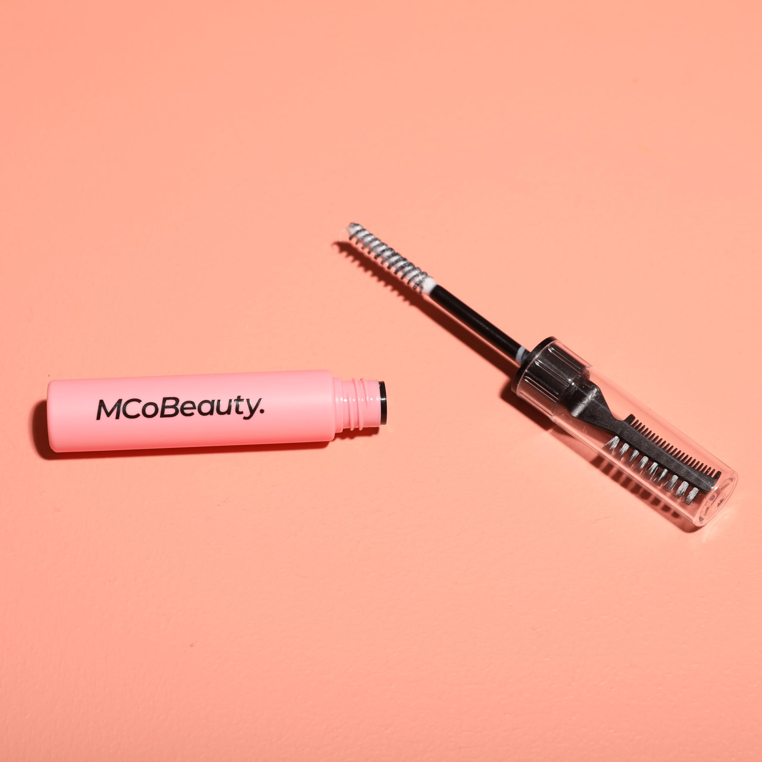 MCoBeauty open tube and ingredient label showing aloe and glycerin for conditioning