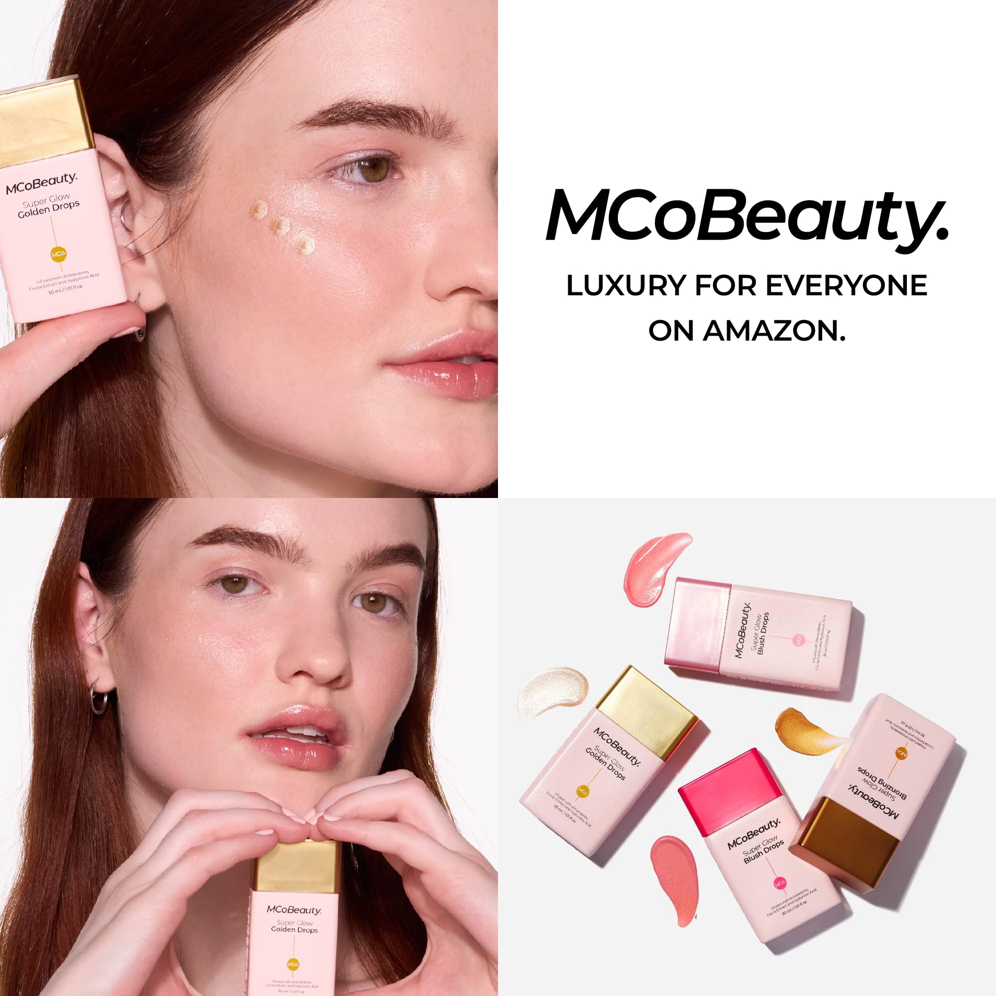 MCoBeauty product layered with bronzer for sculpted, sun-kissed finish