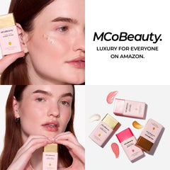 MCoBeauty product layered with bronzer for sculpted, sun-kissed finish