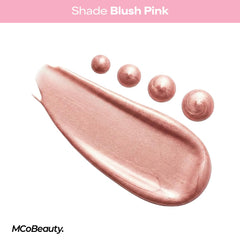 MCoBeauty blush drops mixed into moisturizer for an all-over tint and hydrated radiance benefit