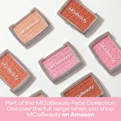 MCoBeauty blush red on varied skin tones showcasing flattering shade versatility