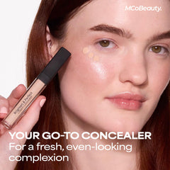 MCoBeauty swatches on arm comparing coverage and undertone match for quick reference