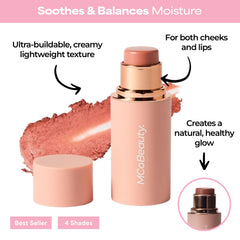 MCoBeauty Charley creamy texture close-up highlighting blendable finish