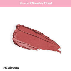 MCoBeauty paired with matching lip liner illustrating extended wear benefit