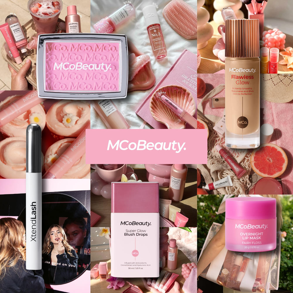 MCoBeauty cruelty-free vegan logo detail signaling ethical formulation