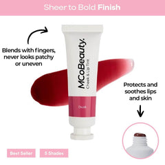MCoBeauty applicator tip close-up displaying precise control and easy targeting