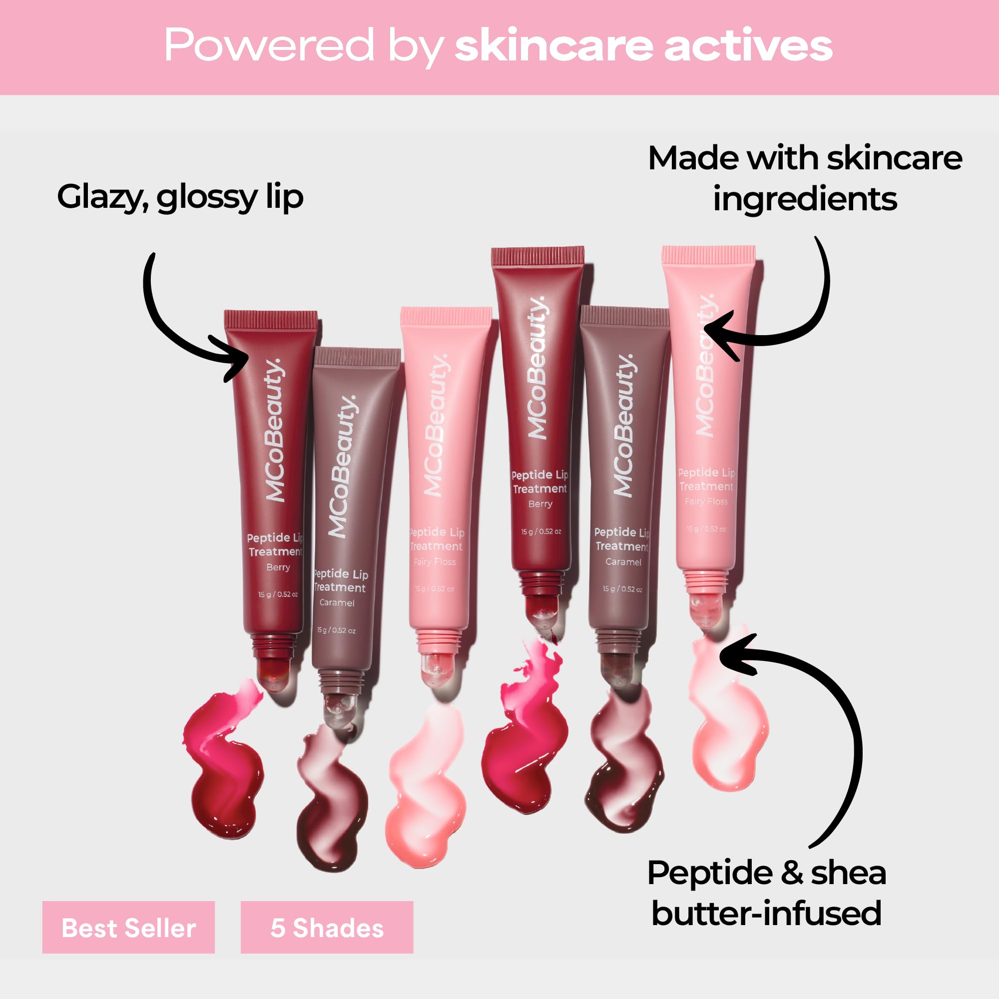 MCoBeauty Fairy Floss texture swirl demonstrating creamy, hydrating formula