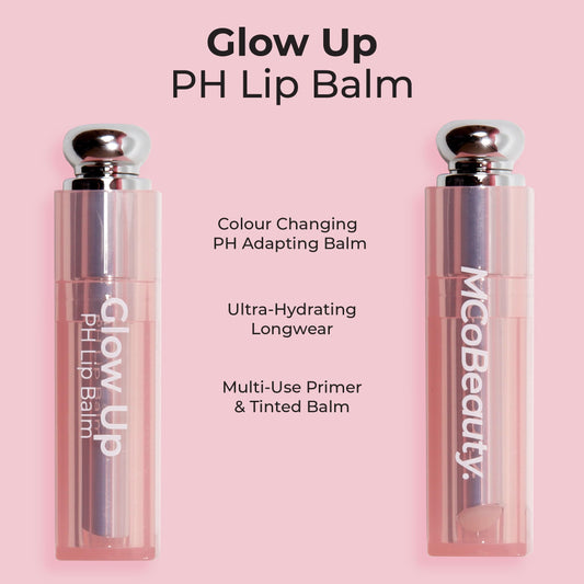MCoBeauty texture close-up revealing glossy, buttery balm for smooth hydration