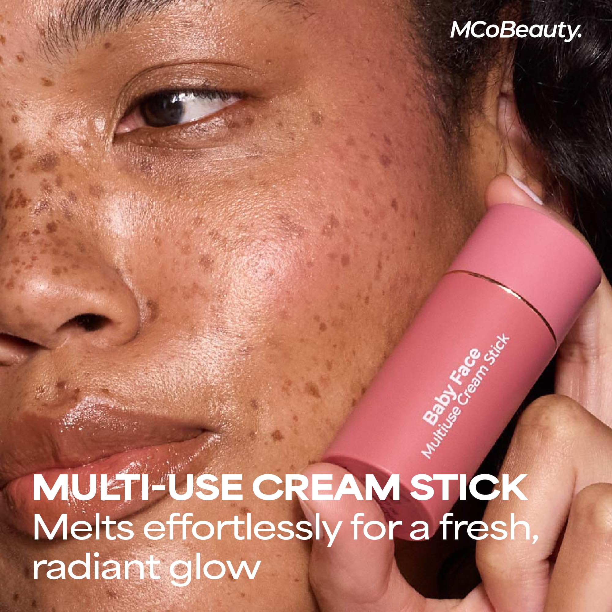 MCoBeauty Lucy creamy texture close-up highlighting smooth blendability and skin-like finish