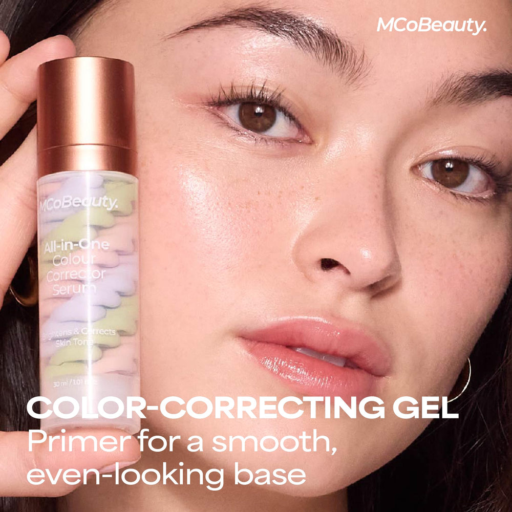 MCoBeauty pump close-up delivering mess-free measured product