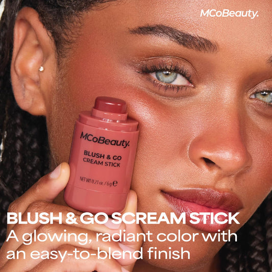 MCoBeauty open bullet close-up showing creamy texture and smooth glide