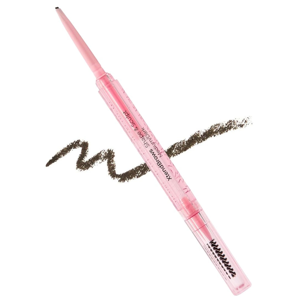 MCoBeauty pencil front packaging showing product and shade benefits