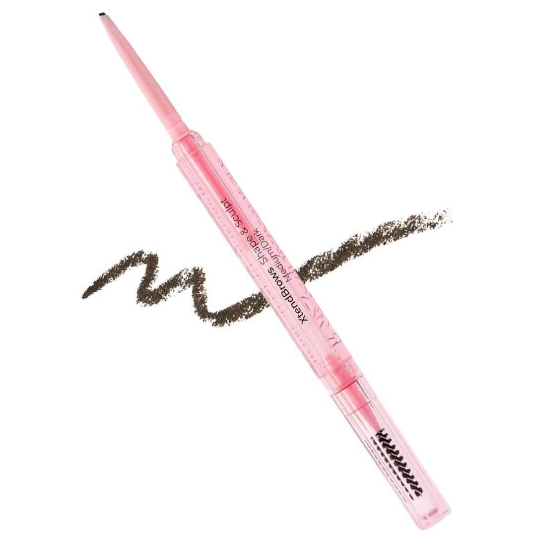 MCoBeauty pencil front packaging showing product and shade benefits