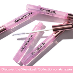 MCoBeauty XtendLash held in hand for size and portability benefit