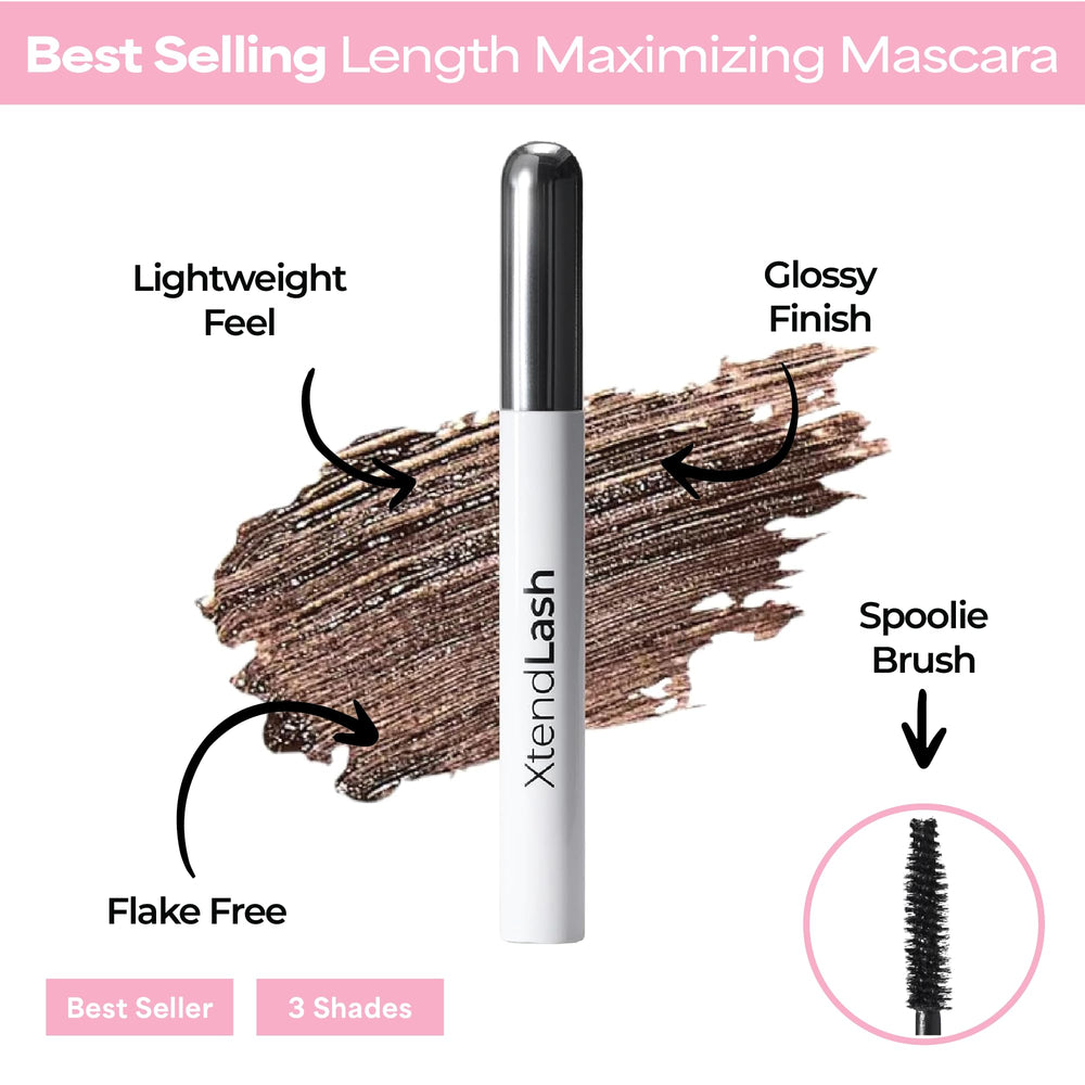 MCoBeauty close-up of a single lash coated to show glossy tubing for length retention