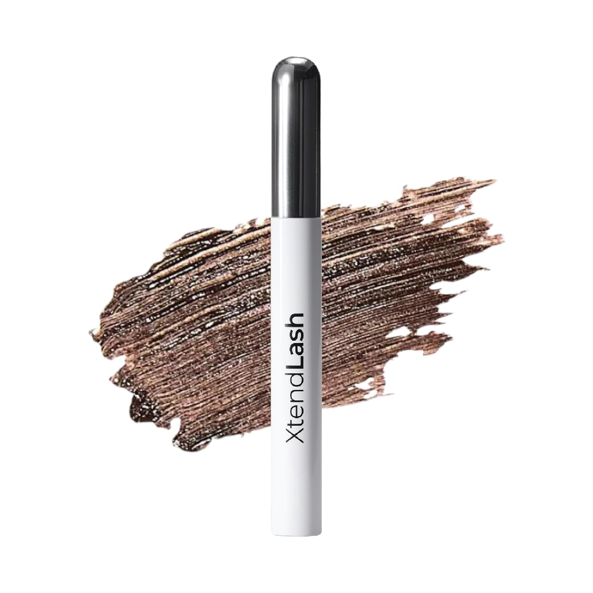 MCoBeauty XtendLash tube front view showing sleek packaging and everyday convenience