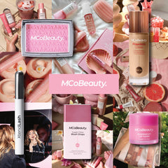 MCoBeauty placed on a bathroom counter in a lifestyle scene showing daily use benefit
