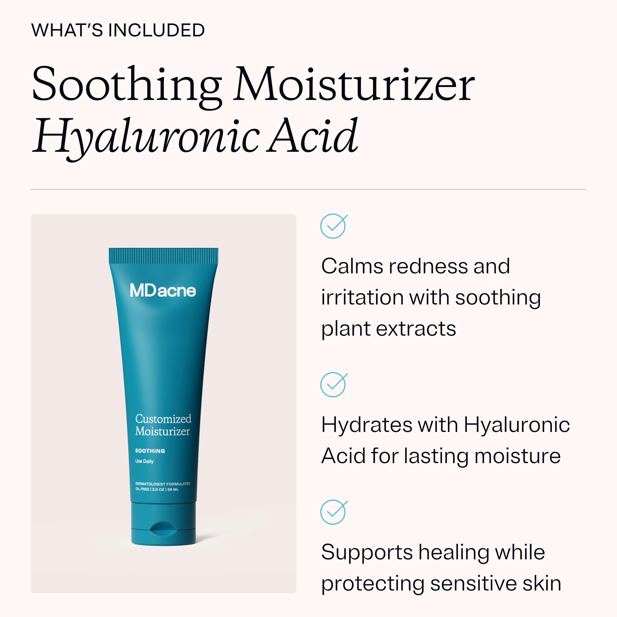 MDacne spot treatment cream being applied from fingertip to reduce pimples