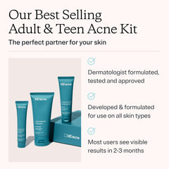 MDacne benzoyl peroxide 2.5% cream close-up showing texture and targeted relief