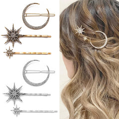 mdgfge front view of six-piece clip set shows styling options and neat packaging benefit