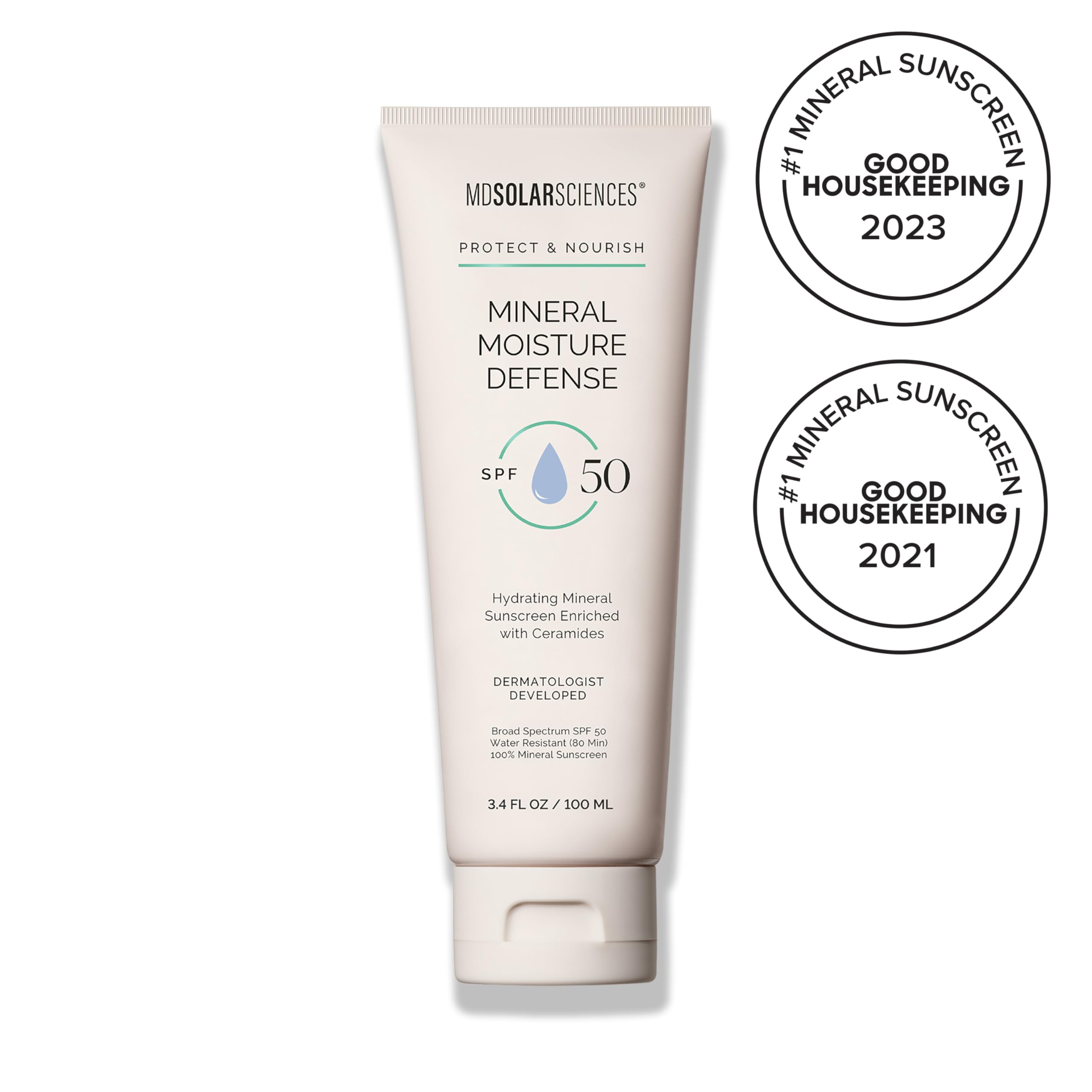 MDSolarSciences creamy texture close-up demonstrating smooth, hydrating spread