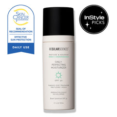 MDSolarSciences cream texture close-up showing fast-absorbing hydration