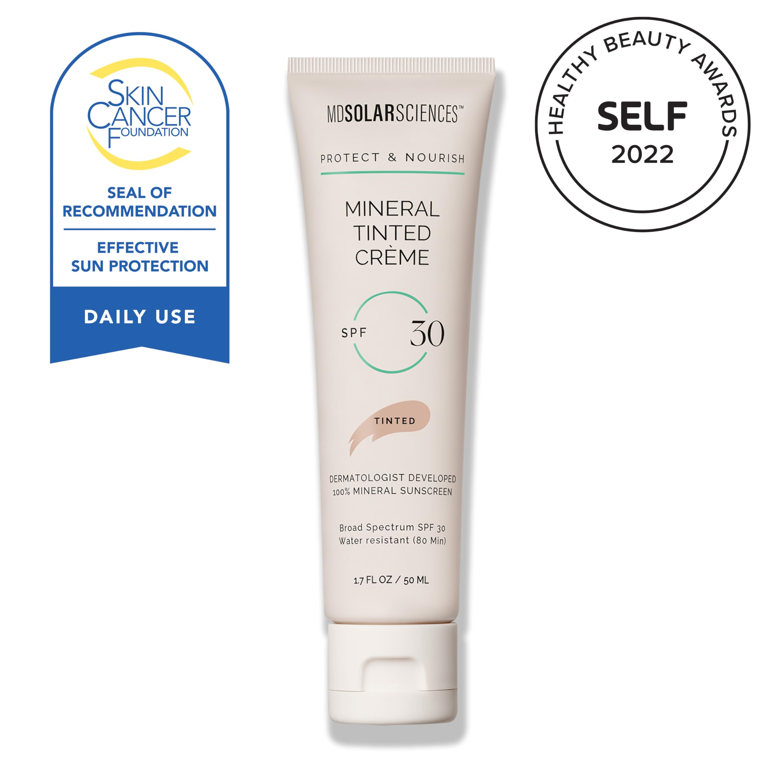 MDSolarSciences texture close-up highlighting blendable silky finish