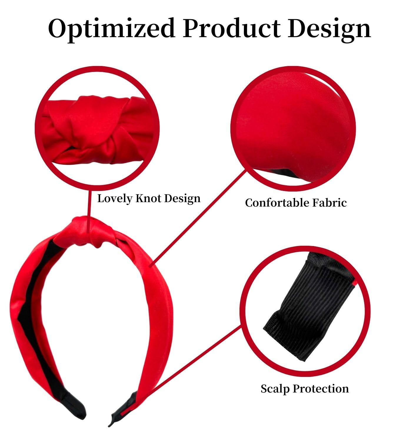 MDSTYLE styled with outfit on model to show how red headband elevates looks