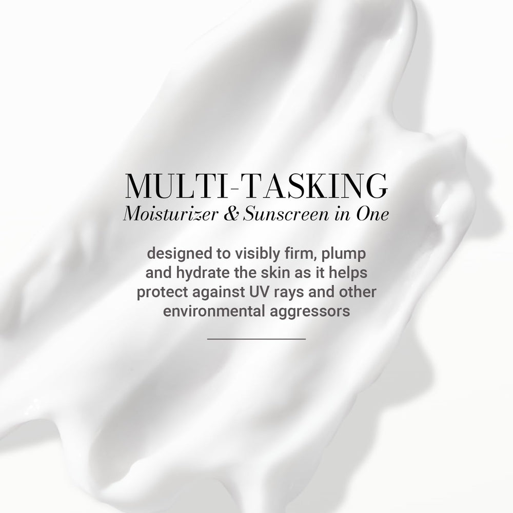Meaningful Beauty cream being applied on hand demonstrating smooth spread and quick absorption