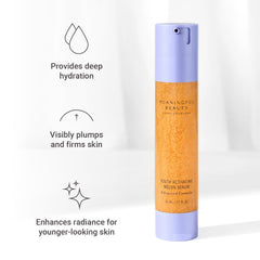 Meaningful Beauty pump close-up dispensing controlled serum for precise application