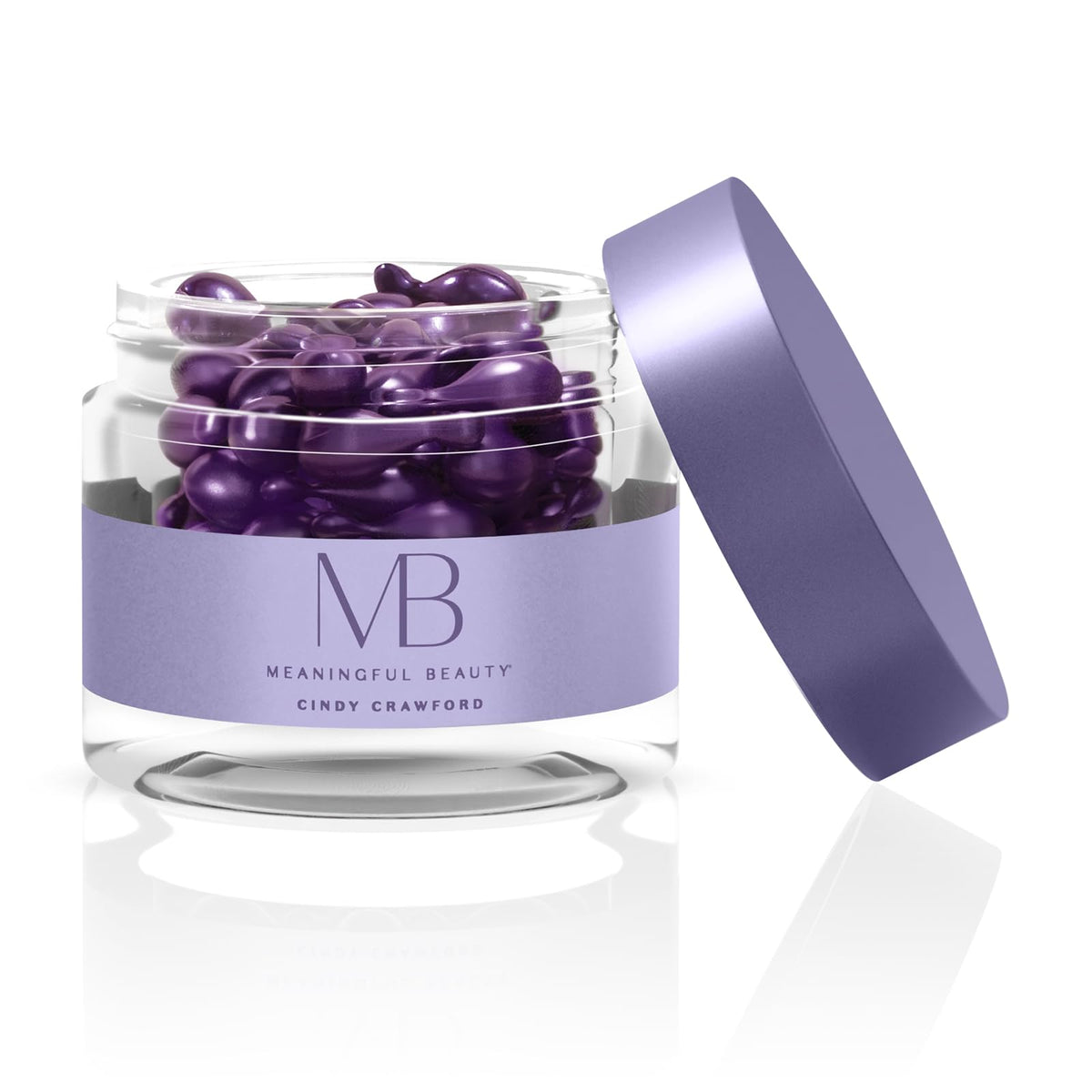 Meaningful Beauty front packaging showing 60 capsules and benefits