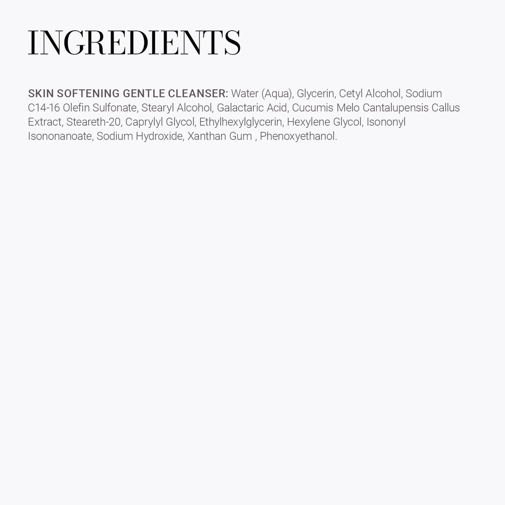 Meaningful Beauty label close-up highlighting melon leaf stem cell technology and ingredient info