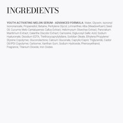 Meaningful Beauty melon leaf extract visual emphasizing antioxidant-rich ingredient benefits