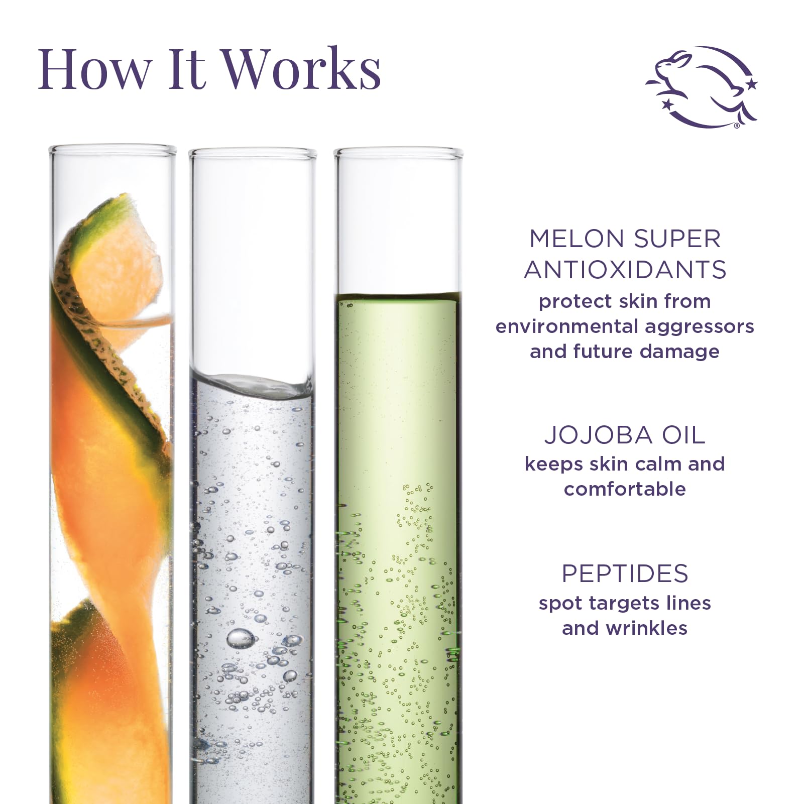 Meaningful Beauty texture of the serum on hand providing hydration