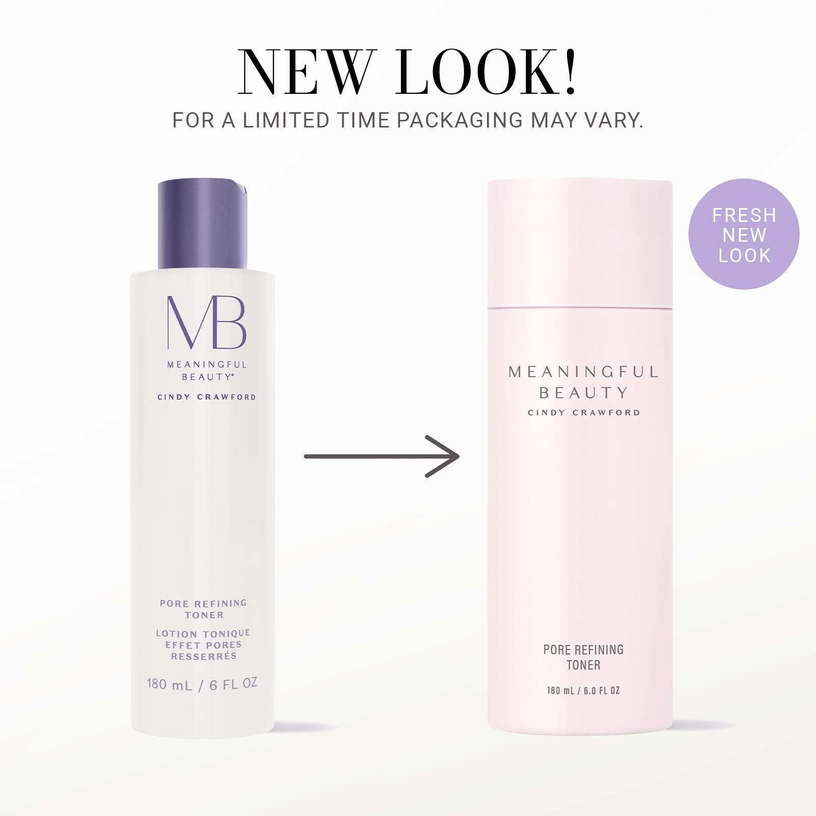 Meaningful Beauty bottle detail and cap highlighting easy dispensing