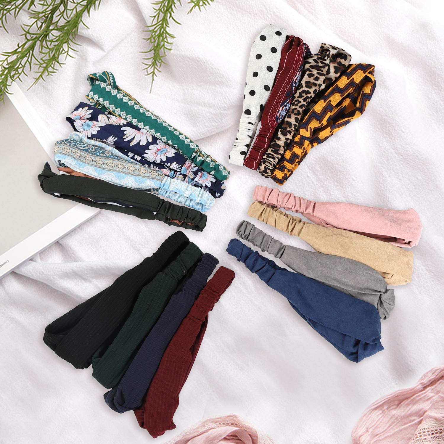 Meartchy arranged floral and solid bands illustrating styling variety and outfit matching