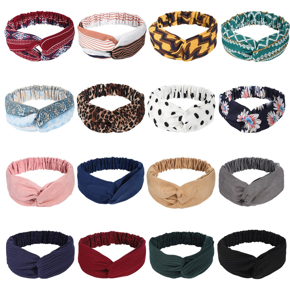Meartchy front packaging showing 16 assorted headbands for easy selection and gifting