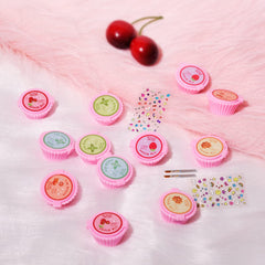 Mebtmel assorted fruity flavors laid out to show variety and color