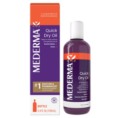 Mederma front packaging showing bottle and product name for clear identification and trust