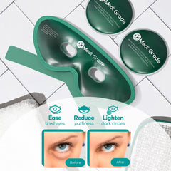 Medi Grade two gel pads laid out showing spare inserts for continuous use benefit