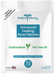 Medical Miracles front packaging showing 72 patch pack and clear branding for convenience