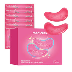medicube front packaging showing 50 pairs and product benefit