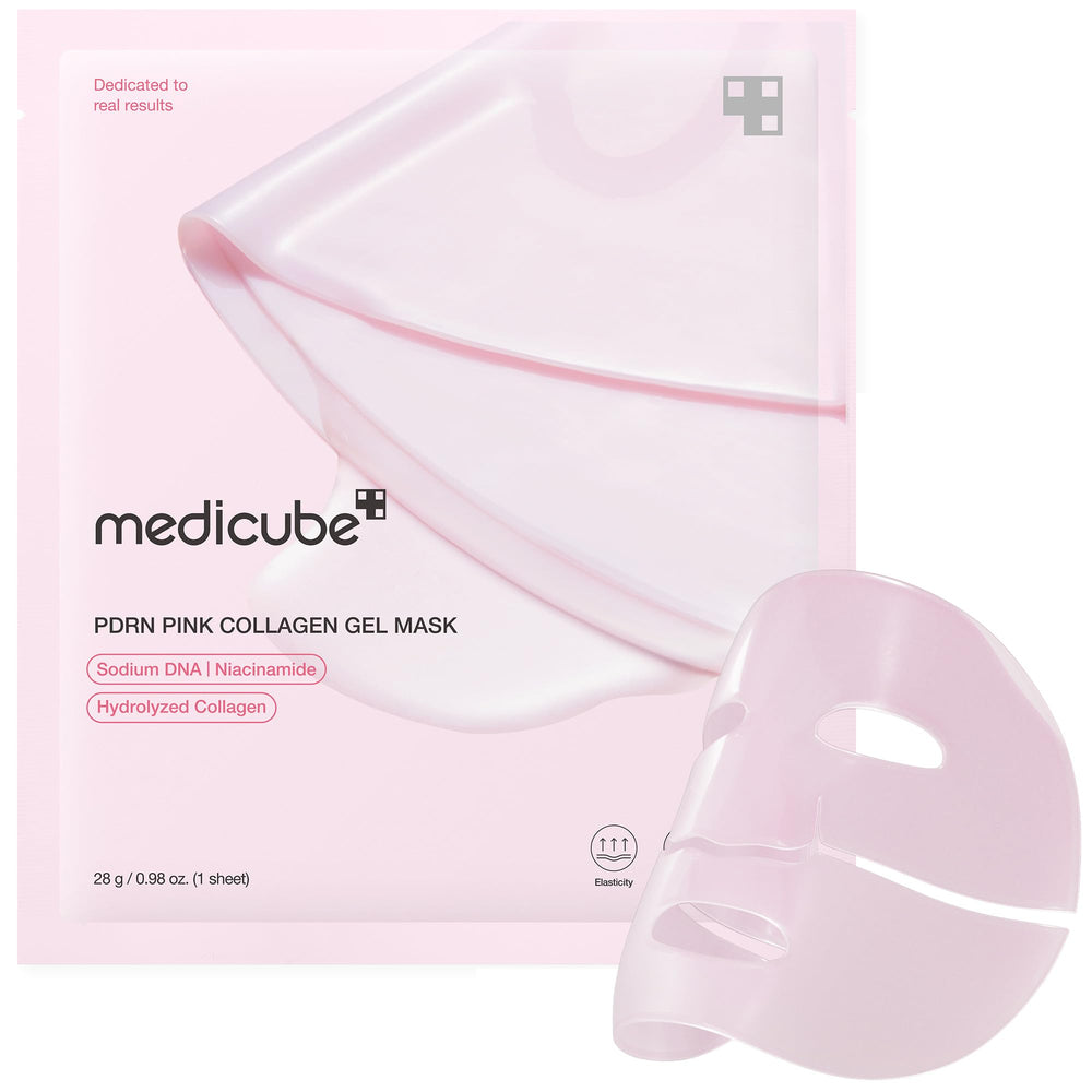 medicube front packaging showing product and benefits for radiant skin