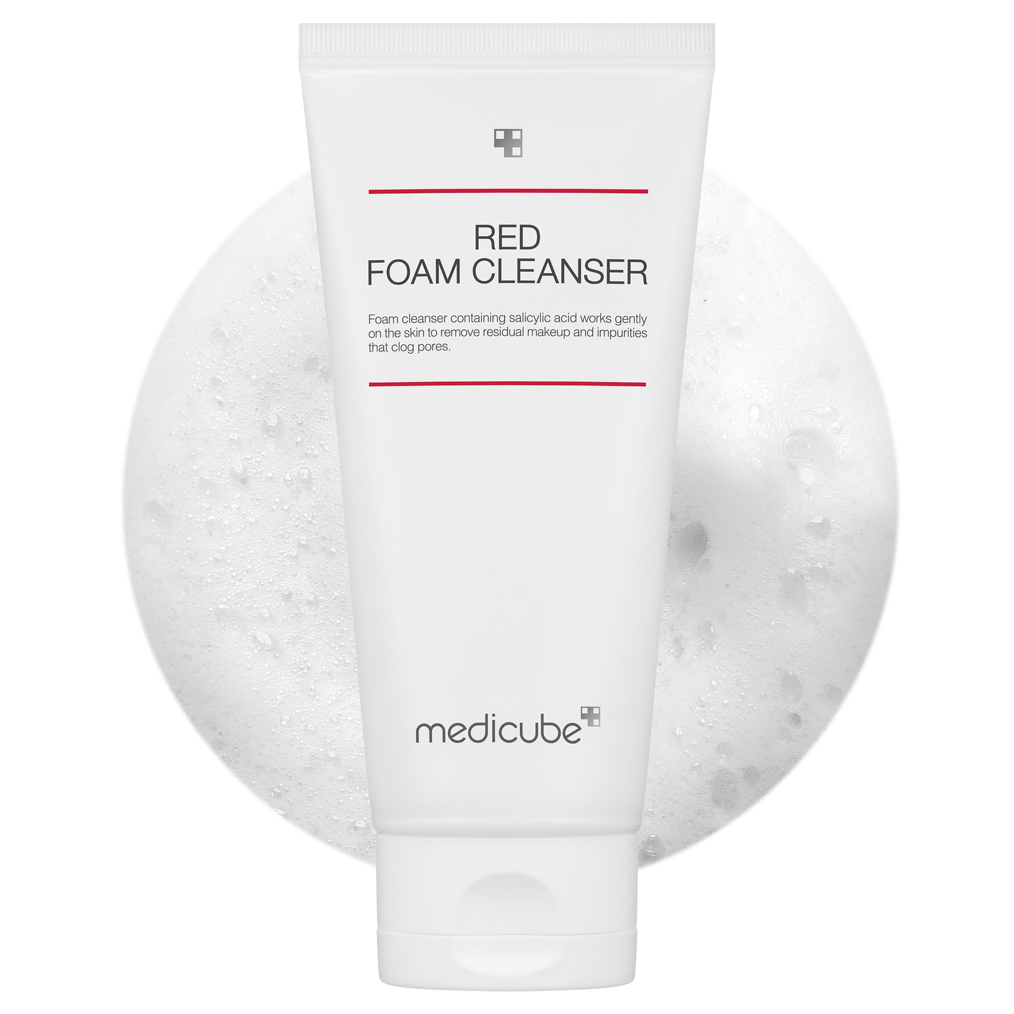 medicube front bottle view showing clean packaging and product benefit